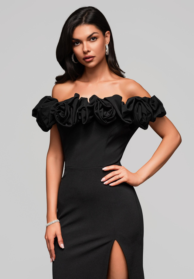 Evening dress LA-OM-DLR178 - black