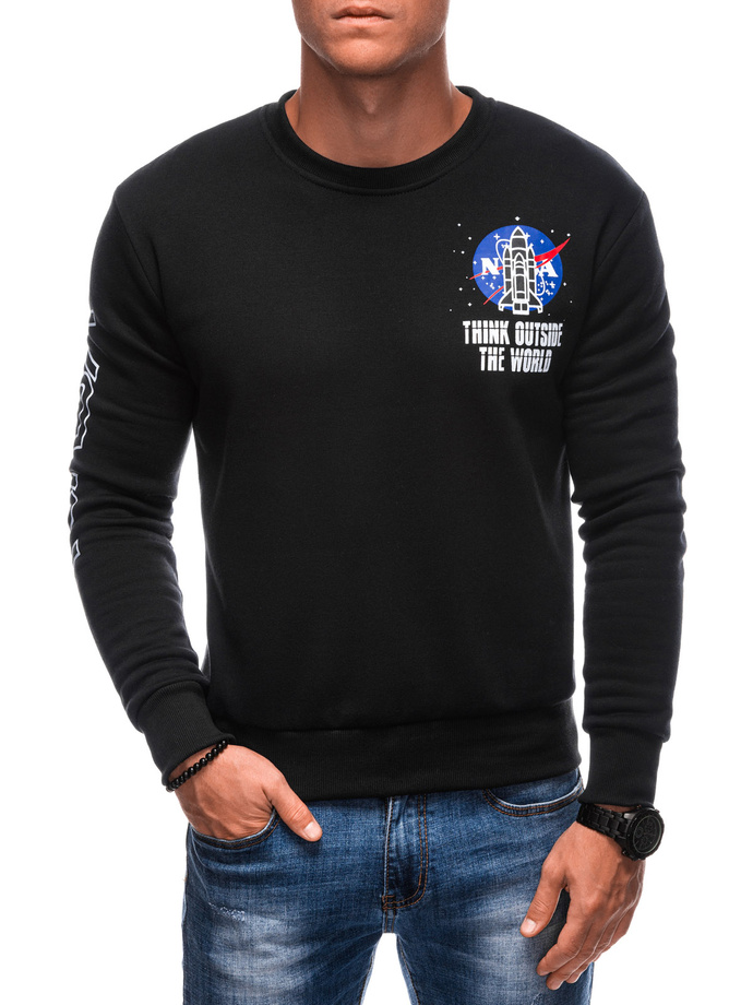 Men's sweatshirt B1685 - black