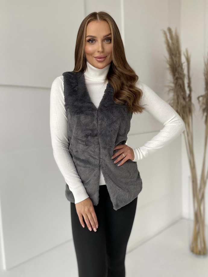 Women's vest VLR012 - anthracite