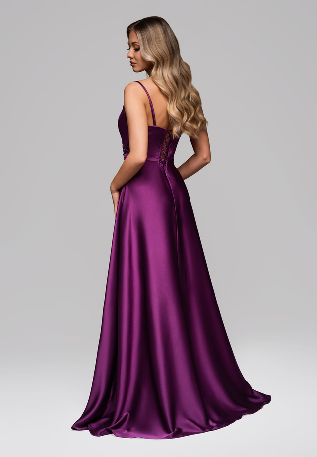 Evening dress LA-OM-DLR267 - violet