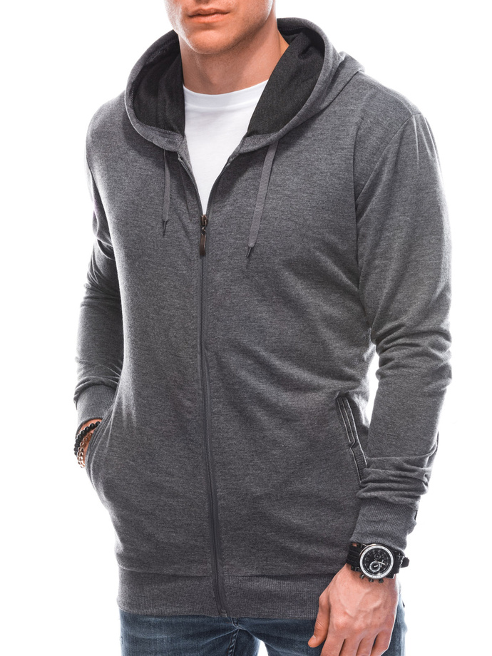 Men's zip-up sweatshirt B1560 - grey