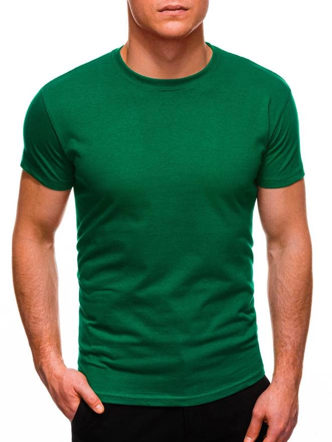 Men's plain t-shirt S970 - green