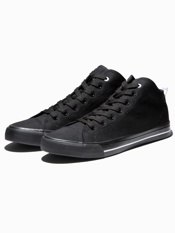 Men's shoes sneakers T389 - black