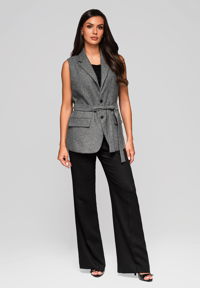 Women's vest LW-BLZV-0102 - grey