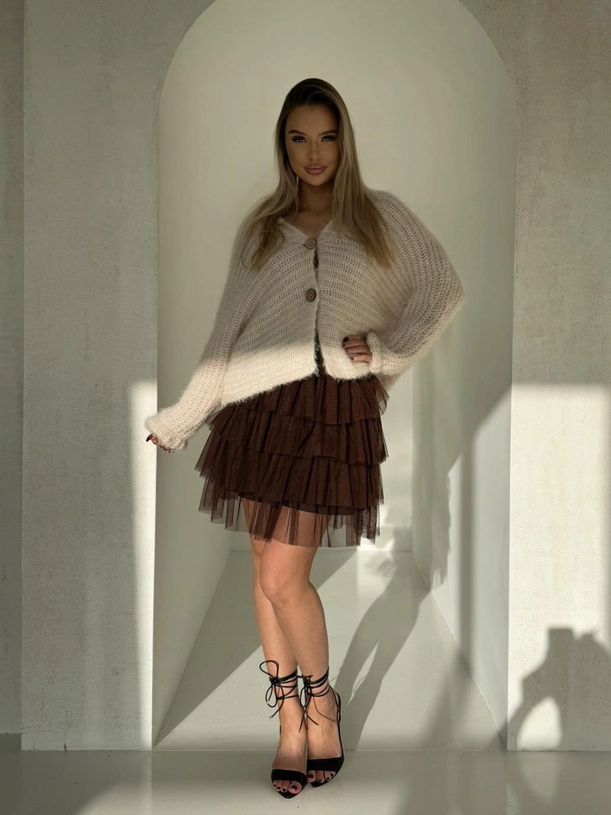 Women's skirt GLR017 - brown