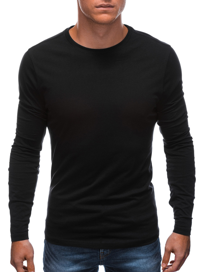 Men's plain longsleeve EM-LSBL-0103 - black