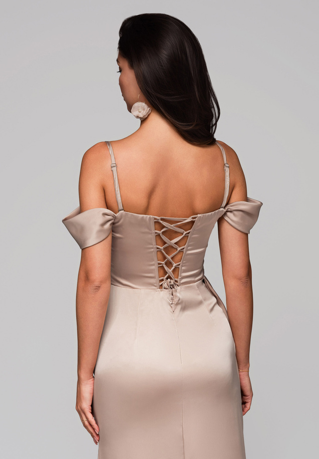 Evening dress LA-OM-DLR188 - gold