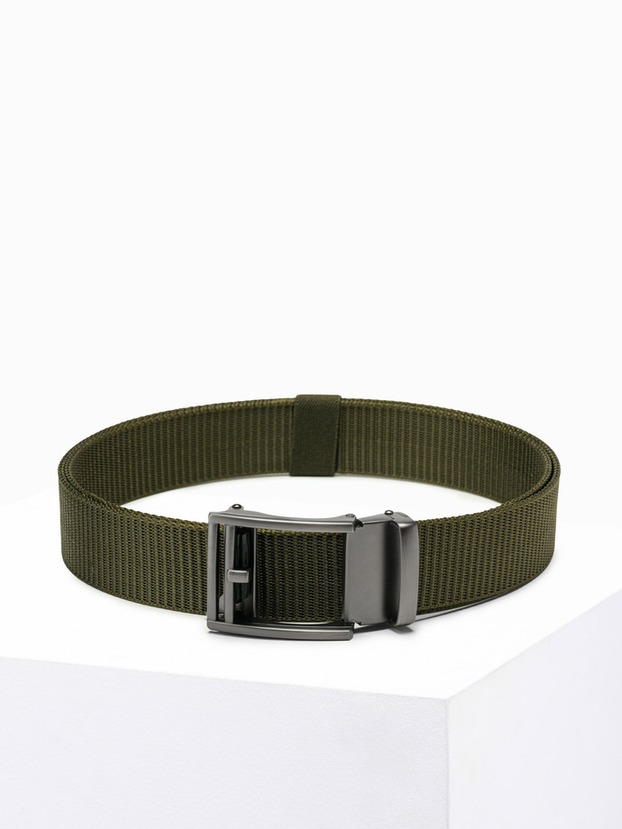 Men's belt A828 - khaki