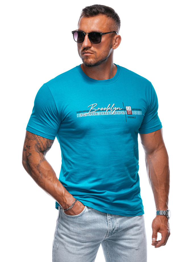 Men's t-shirt S2011 - light turquoise