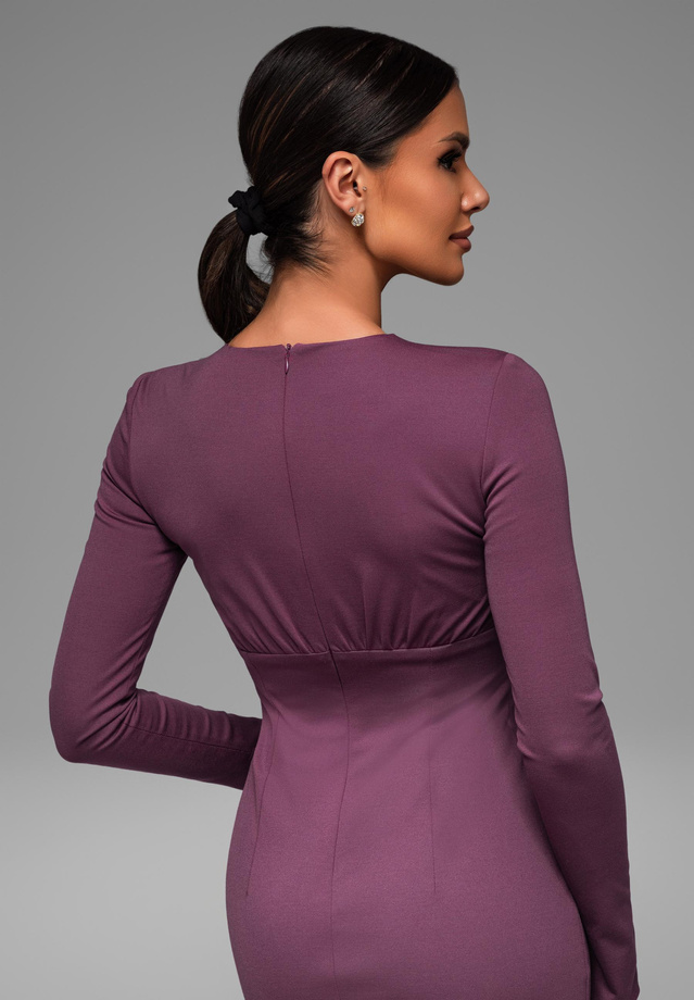 Evening dress LA-OM-DLR089 - purple