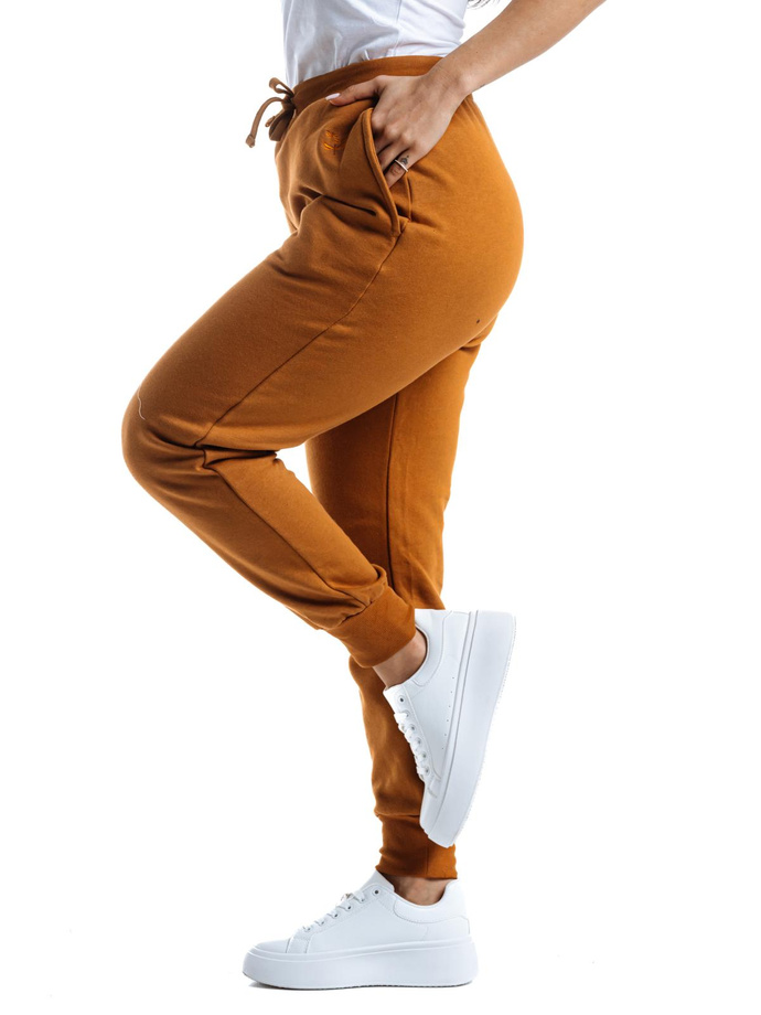 Women's sweatpants PLR265 - mustard