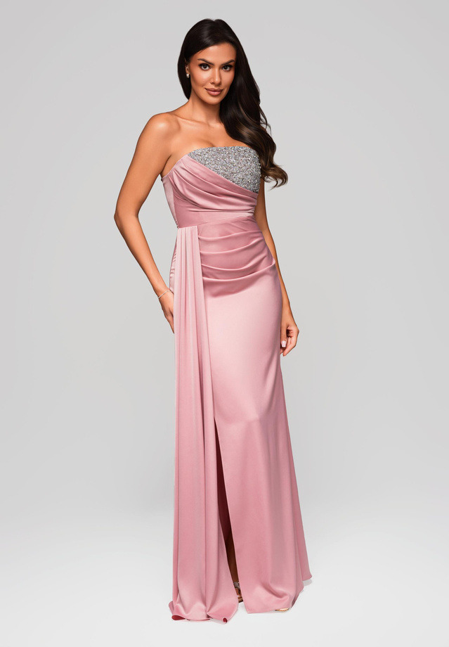 Evening dress LA-OM-DLR224 pink