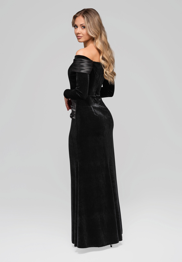 Sukienka wieczorowa LA-OM-DLR254 - black