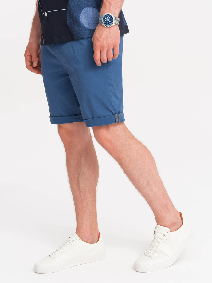 Men's chino shorts - blue V13 W243