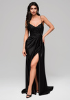 Evening dress LA-OM-DLR132 - black
