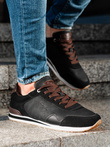 Men's casual sneakers - black T332