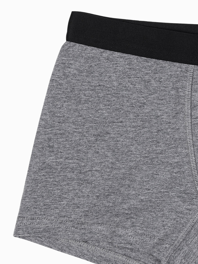 Bokserki męskie bawełniane - szary melanż U286