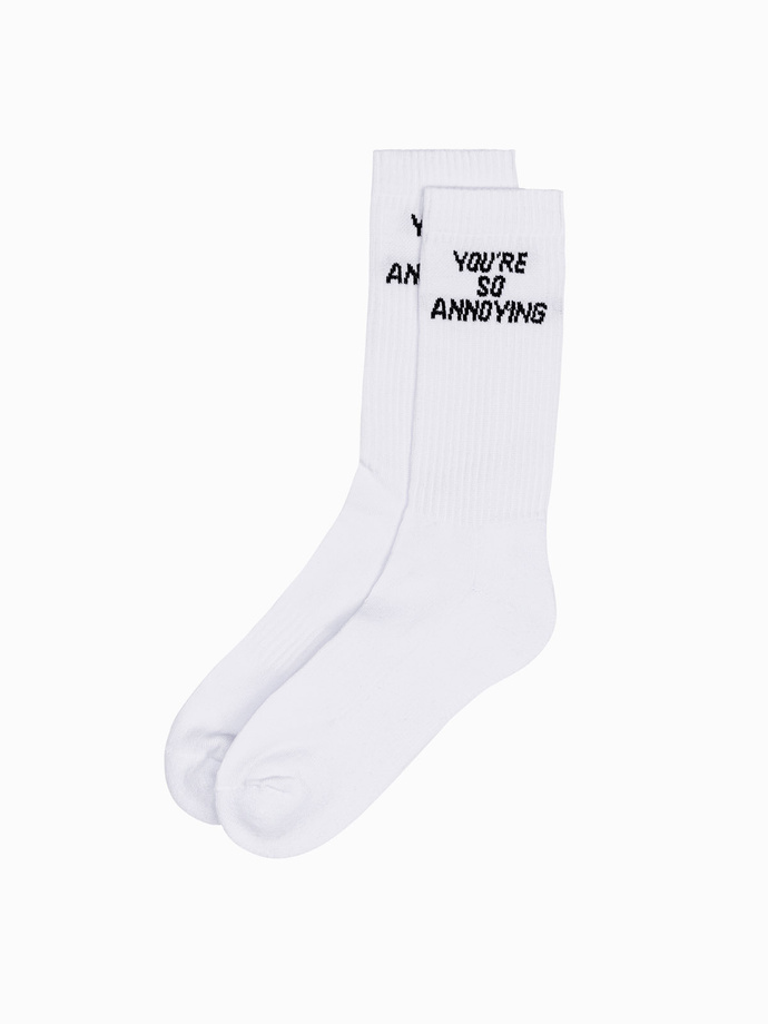 Men's socks - white U152