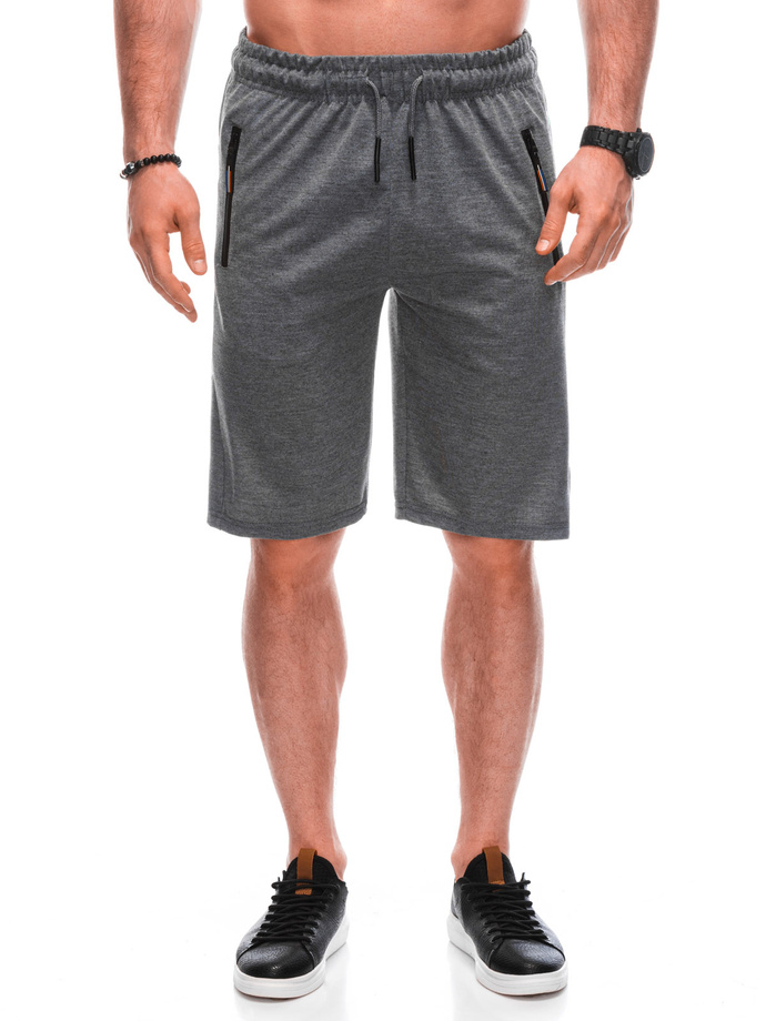 Men's sweatshorts W481 - dark grey