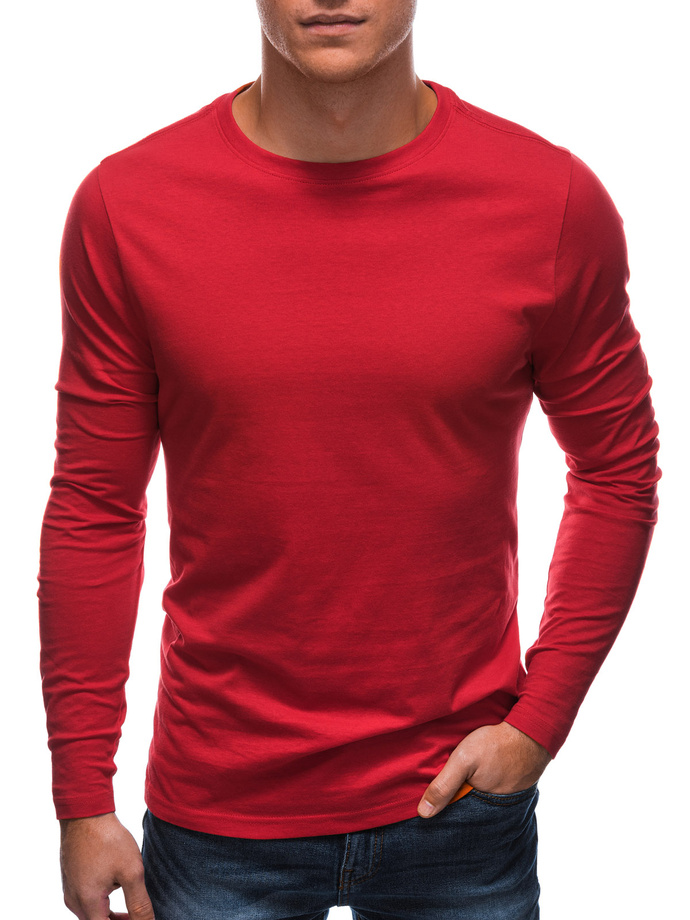 Men's plain longsleeve EM-LSBL-0103 - red