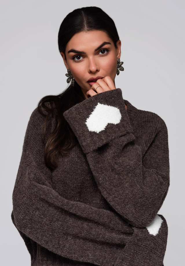 Women's sweater LW-SWSW-0100 - mocha