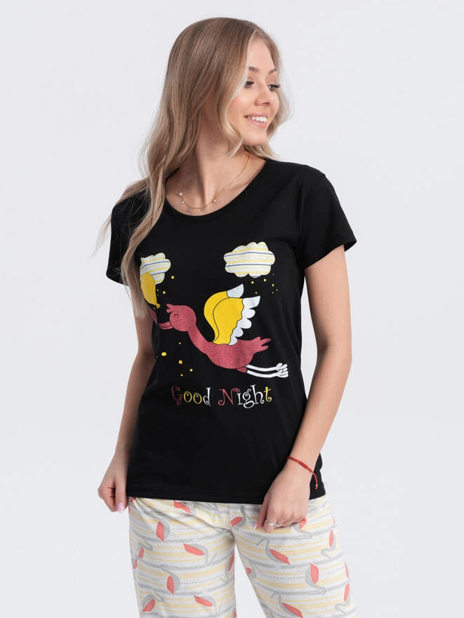 Women's pajamas ULR261 - black