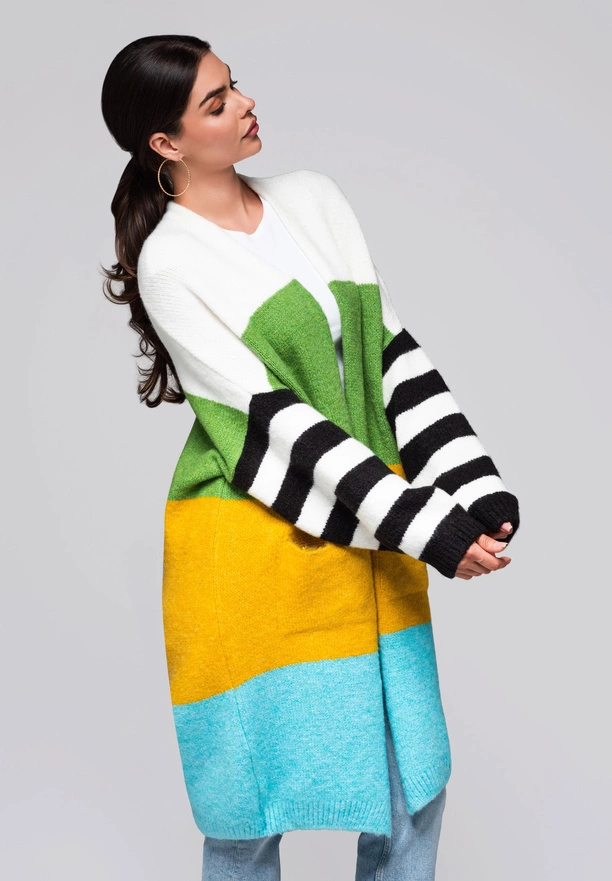 Women's cardigan LW-SWCD-0106 - blue