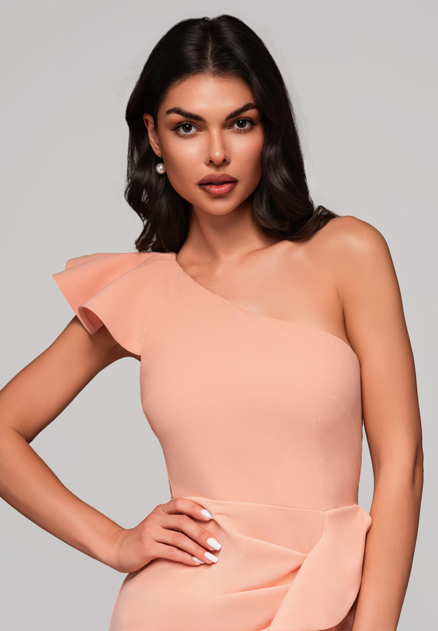 Evening dress LA-OM-DLR168 - orange