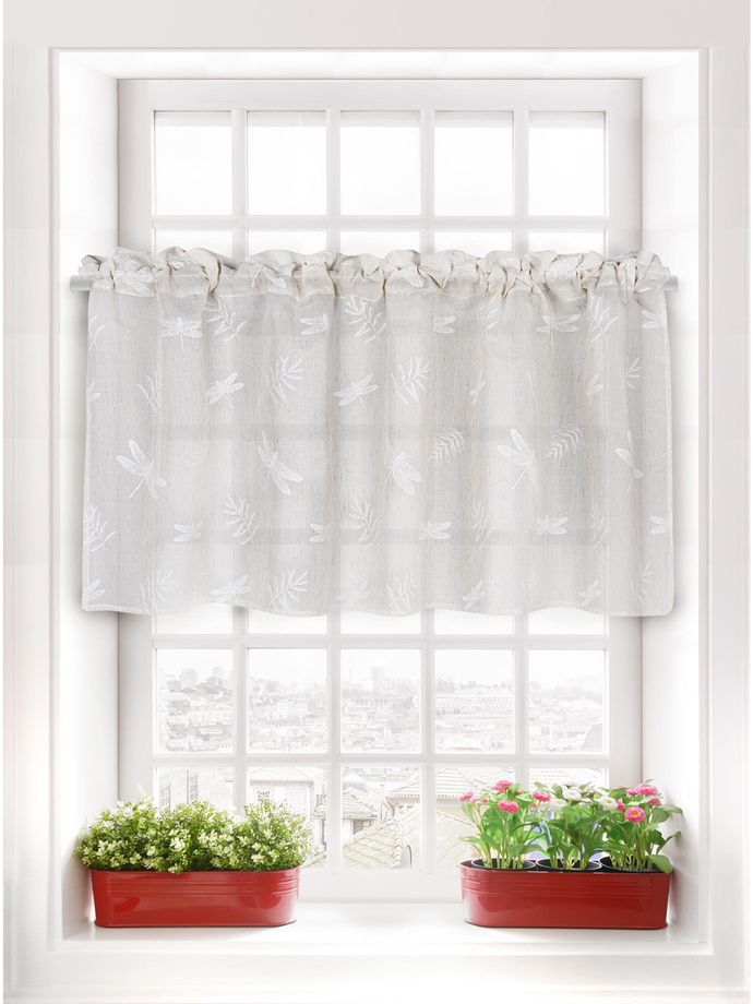 Cafe curtain Sala A509 - beige