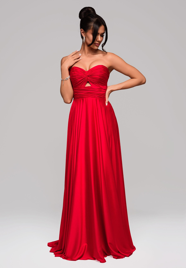 Evening dress LA-OM-DLR159 - red