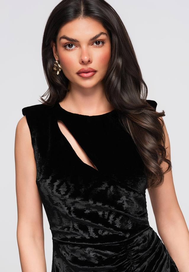 Evening dress LA-OM-DLR290 - black