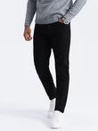 Men's tailored chino pants - black V1 OM-PACP-0151