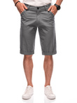Krótkie spodenki męskie chino W504 - szare
