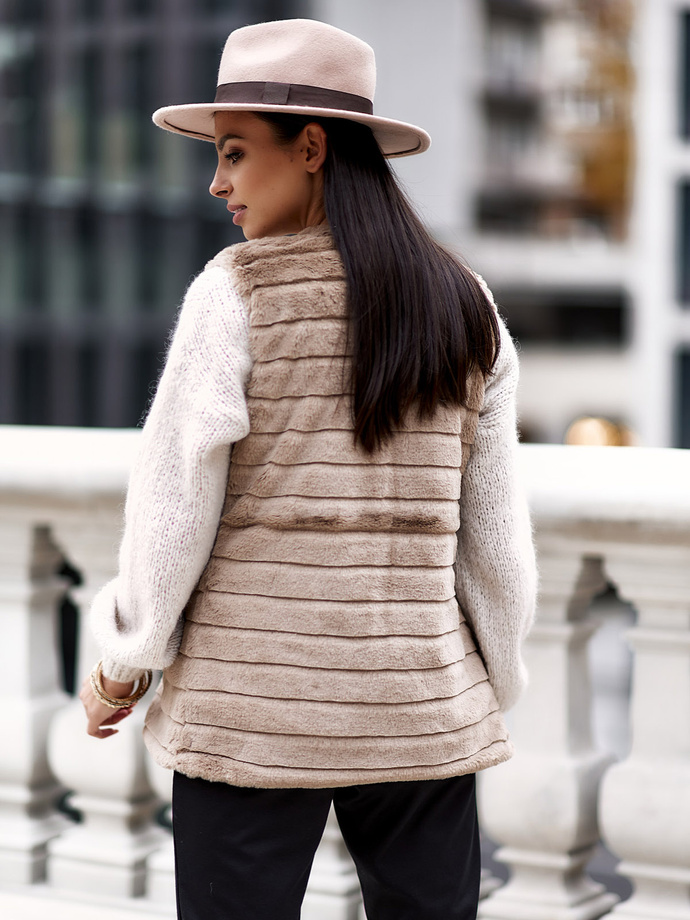 Women's vest VLR008 - beige