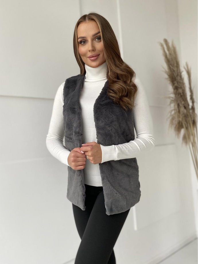 Women's vest VLR012 - anthracite