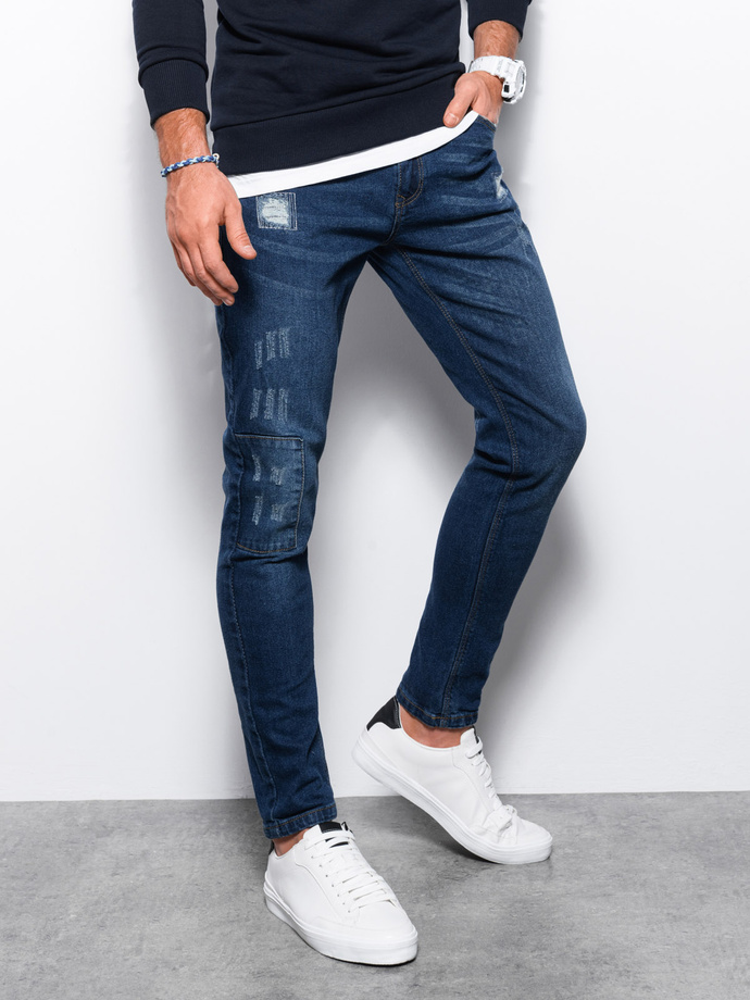 Men's jeans SKINNY FIT - blue P1060