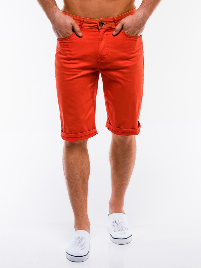 Men's chino shorts - orange W214