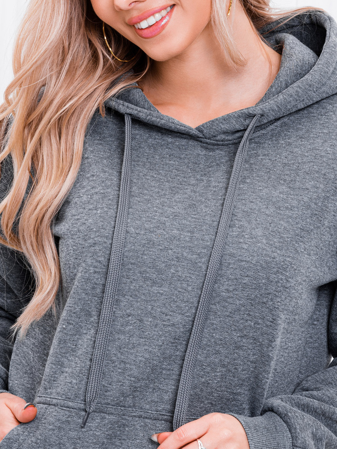 Women's hoodie TLR002 - dark grey