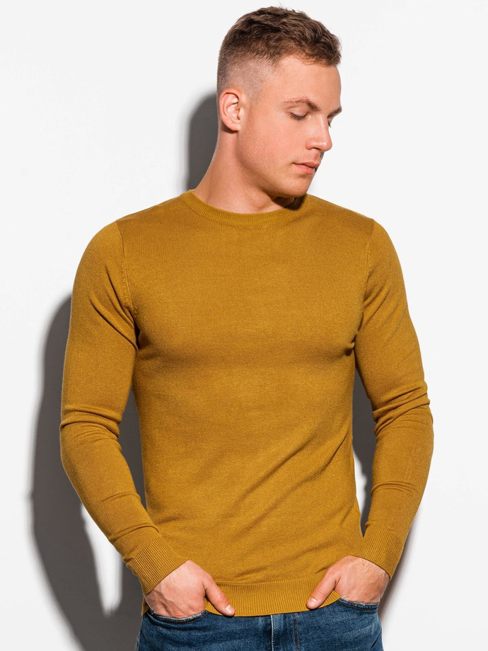 Men's sweater - mustard E177