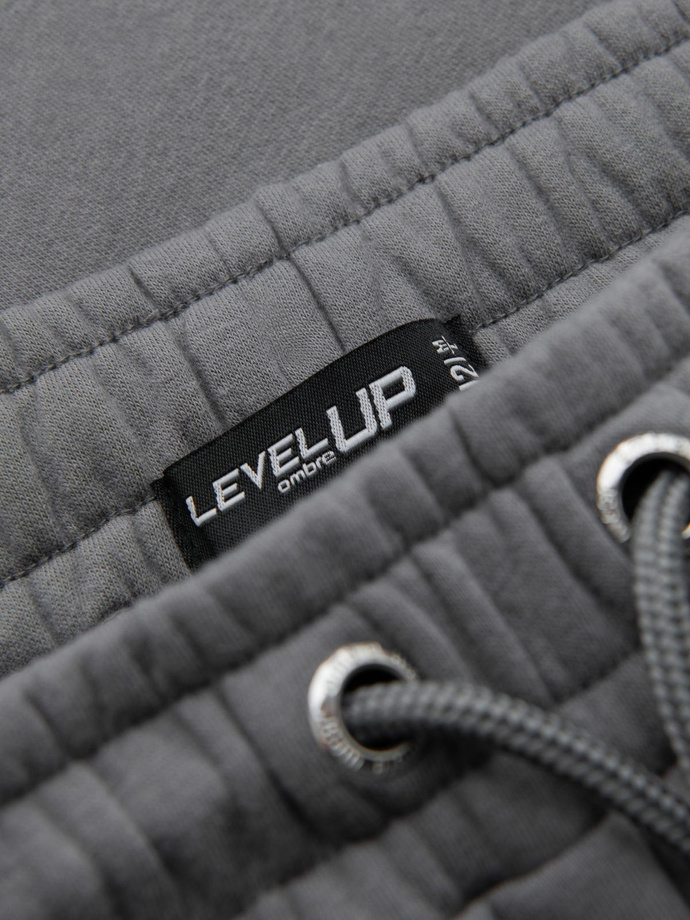 Classic sweatpants with drawstrings unisex-grey V18 OU-PSBC-0100