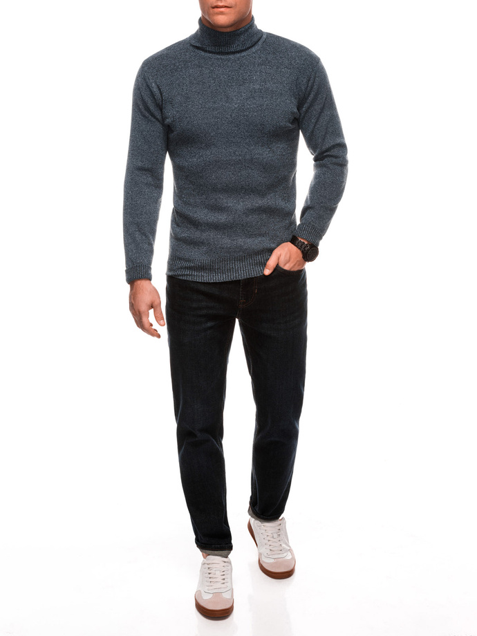 Men's turtleneck sweater E250 - gray