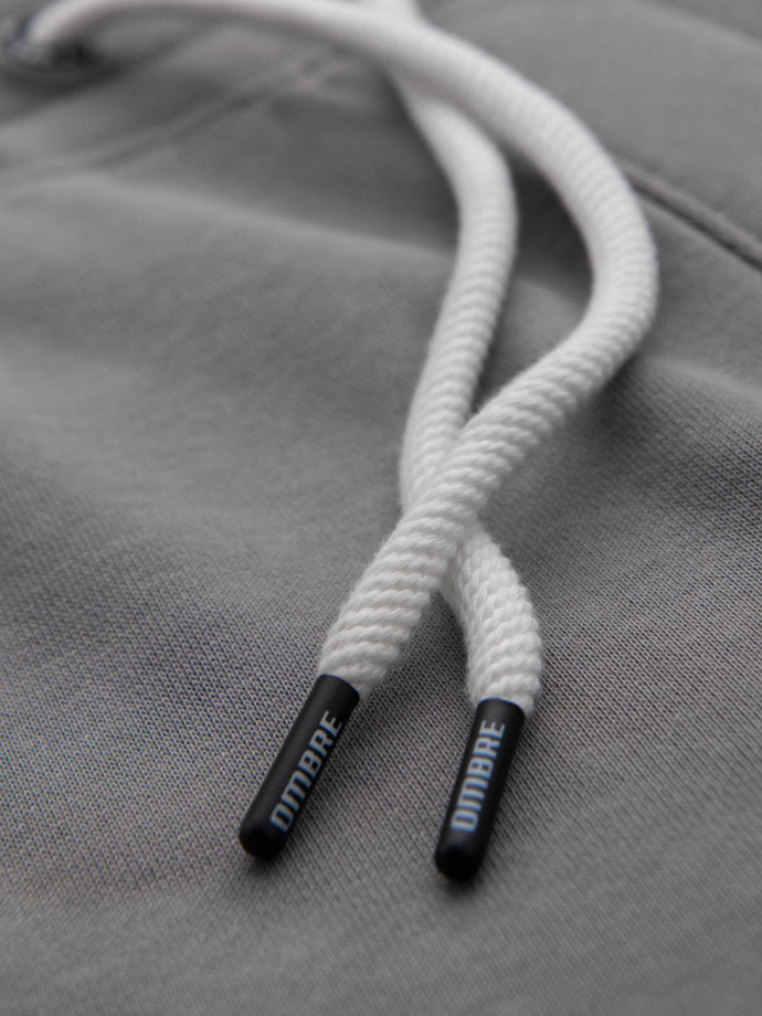 Men's sweatpants with unlined leg - gray V8 OM-PABS-0206