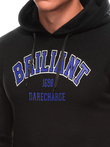 Men's hooded sweatshirt B1687 - black