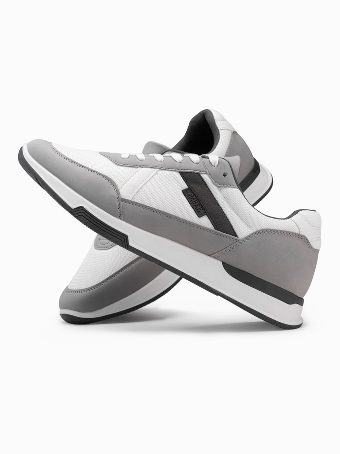 Men's mesh sneaker shoes - grey V2 OM-FOSL-0153