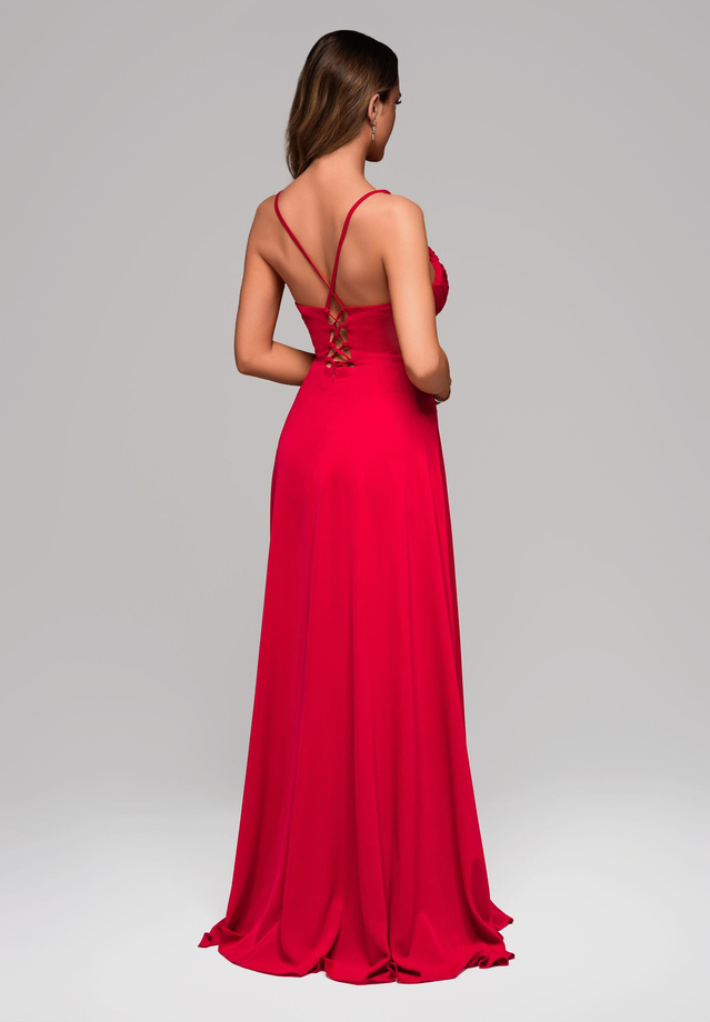 Evening dress LA-OM-DLR118 - red