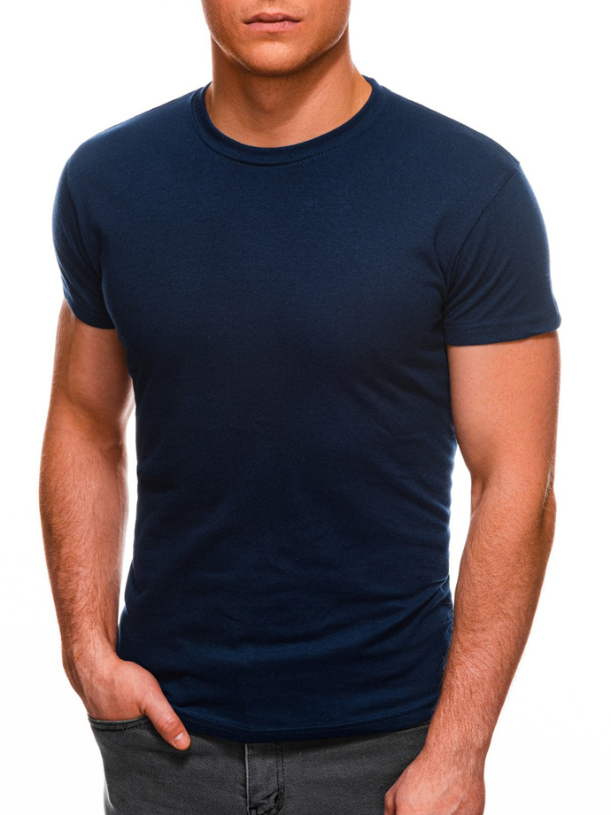 Men's plain t-shirt S970 - navy