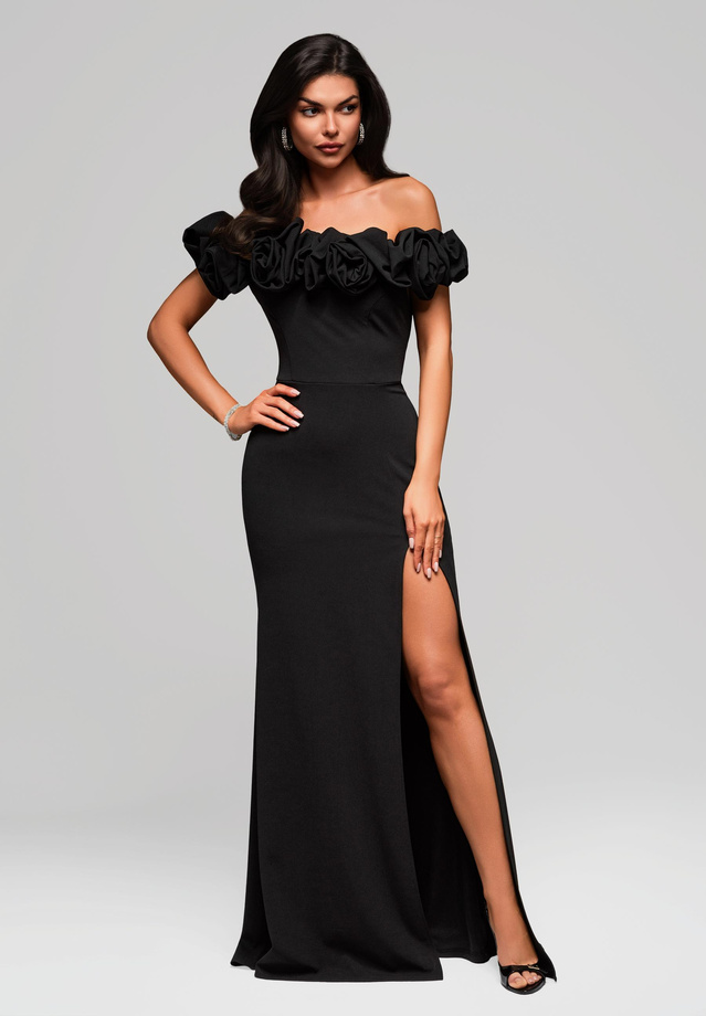 Evening dress LA-OM-DLR178 - black