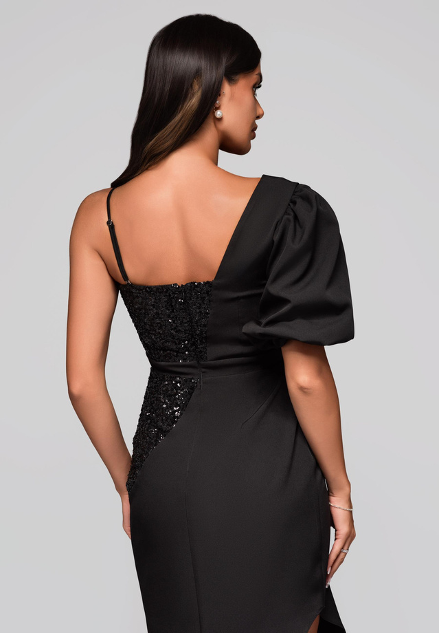 Evening dress LA-OM-DLR216 - black