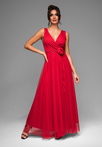 Evening dress LA-OM-DLR010 - red
