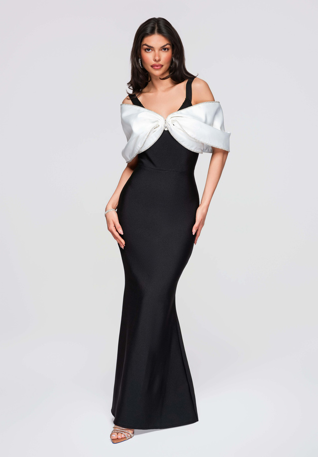 Evening dress LA-OM-DLR288 - black